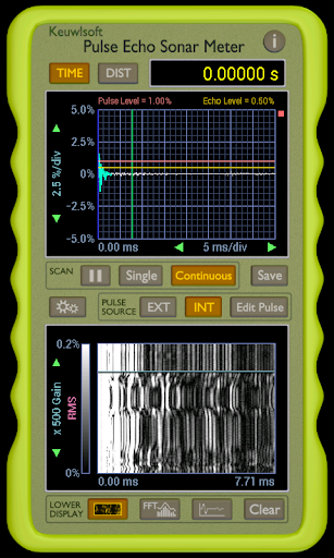 Pulse Echo Sonar Meter - Image screenshot of android app