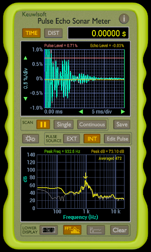 Pulse Echo Sonar Meter - Image screenshot of android app