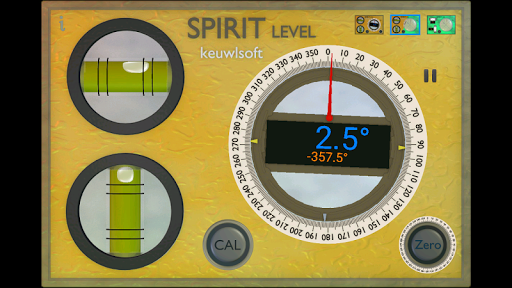 Spirit Level - عکس برنامه موبایلی اندروید