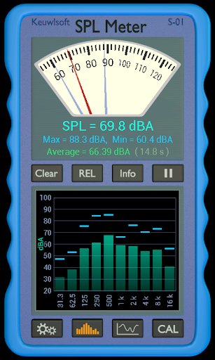 SPL Meter - عکس برنامه موبایلی اندروید