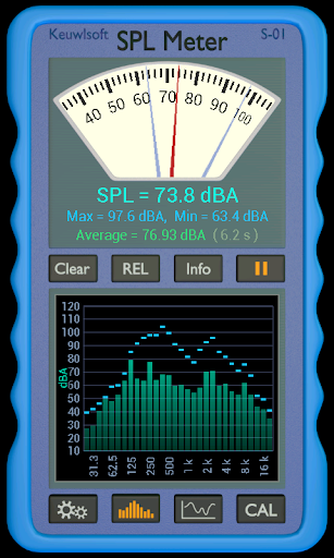 SPL Meter - عکس برنامه موبایلی اندروید