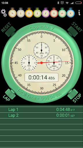 Stopwatch - Image screenshot of android app