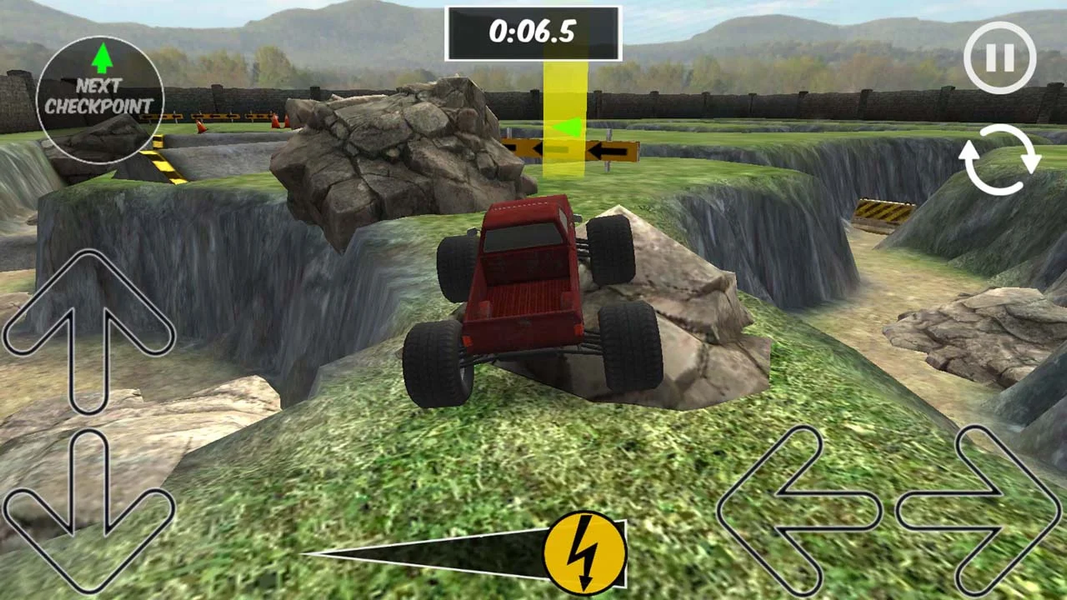 Tiny Truck Driving 3D - Gameplay image of android game