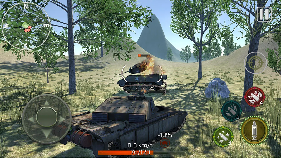 Tank War Strike ۳D - عکس بازی موبایلی اندروید