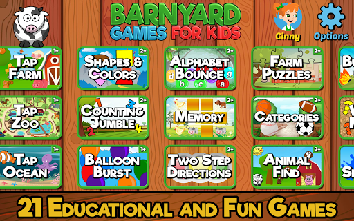Barnyard Games For Kids - Gameplay image of android game