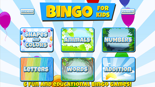 Bingo for Kids - Gameplay image of android game