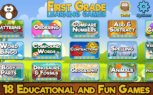 First Grade Learning Games - Gameplay image of android game