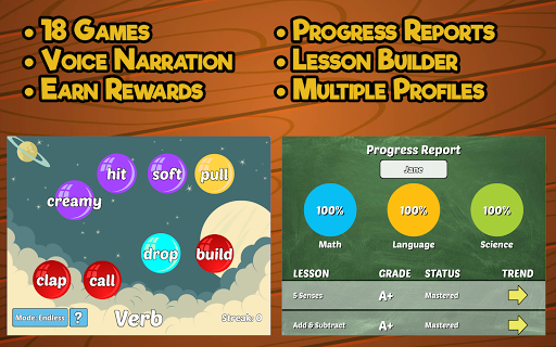 First Grade Learning Games - عکس بازی موبایلی اندروید