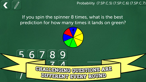 ۷th Grade Math Learning Games - عکس بازی موبایلی اندروید