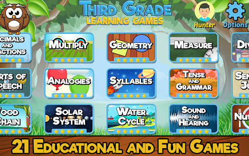 Third Grade Learning Games - Gameplay image of android game