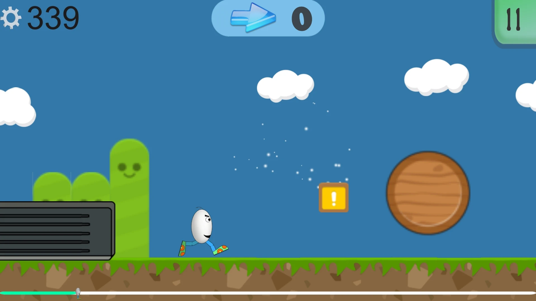 Egg Racer Adventure - Gameplay image of android game