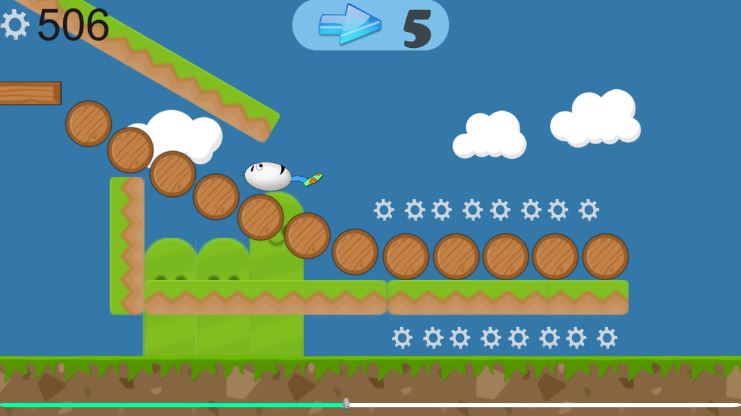 Egg Racer Adventure - Gameplay image of android game