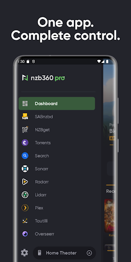 nzb360 - Sonarr / Radarr / SAB - Image screenshot of android app