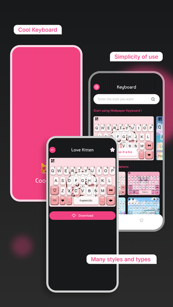 Cool Keyboard - Theme Skin - عکس برنامه موبایلی اندروید