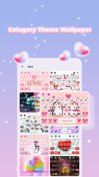 Keyboard Theme：Custom Keyboard - عکس برنامه موبایلی اندروید