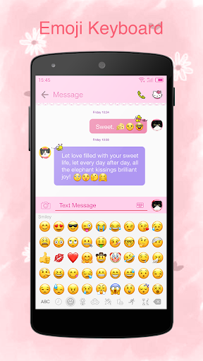Emoji Keyboard ۱۰ - عکس برنامه موبایلی اندروید