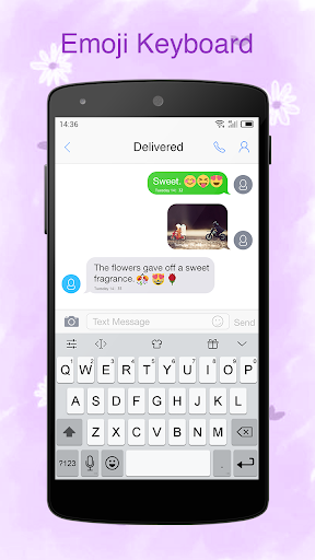 Emoji Keyboard ۱۰ - عکس برنامه موبایلی اندروید