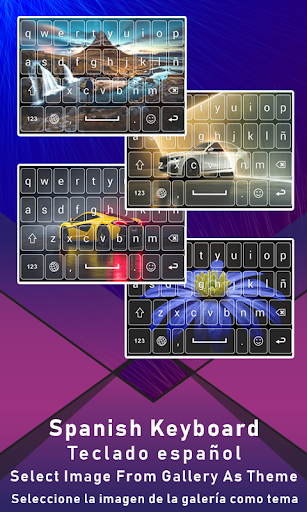 Spanish Keyboard with English - عکس برنامه موبایلی اندروید