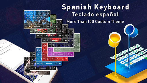 Spanish Keyboard with English - عکس برنامه موبایلی اندروید