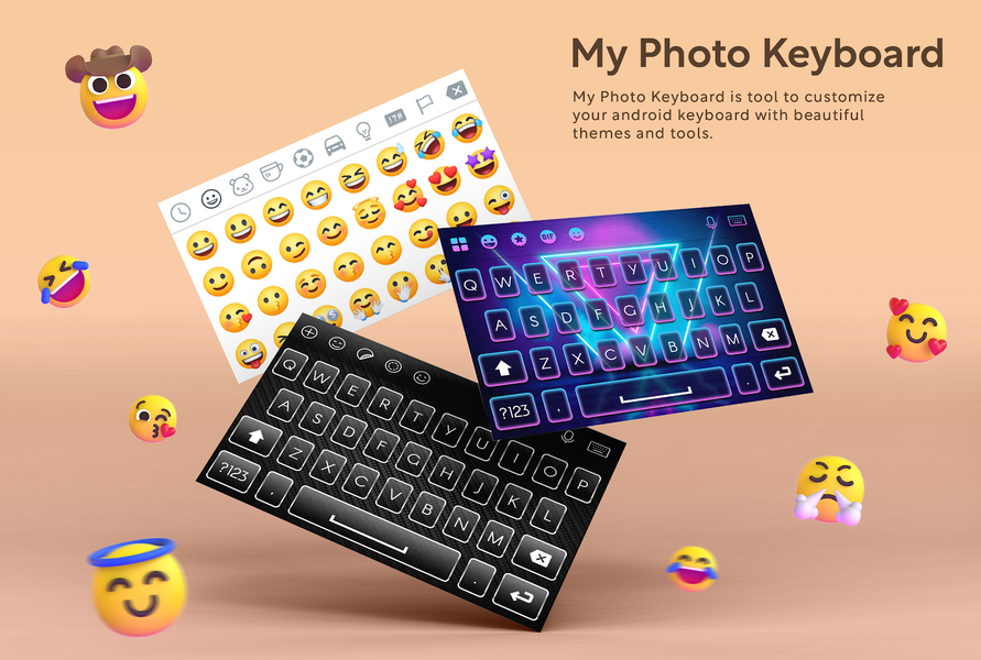 Photo Keyboard Themes & Fonts - عکس برنامه موبایلی اندروید