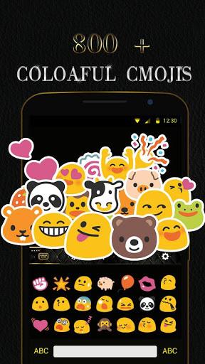 Blackdiamond Keyboard Theme - عکس برنامه موبایلی اندروید