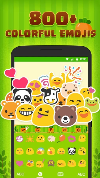 Cartoon Keyboard Theme - Carro - Image screenshot of android app