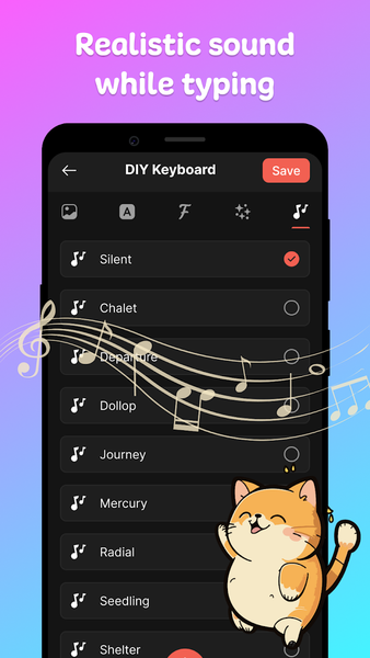 My Keyboard: Themes & Fonts - عکس برنامه موبایلی اندروید