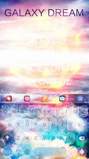 Galaxy Keyboard Theme for Android - عکس برنامه موبایلی اندروید