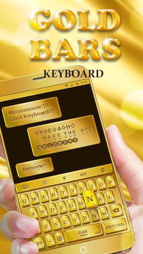 Luxury Golden Keyboard Theme for Android - عکس برنامه موبایلی اندروید