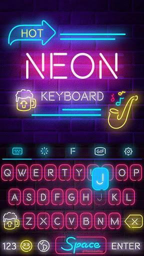 Neon Night Theme - عکس برنامه موبایلی اندروید