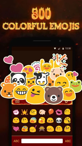 Flame Phoenix Keyboard Theme for Android - عکس برنامه موبایلی اندروید