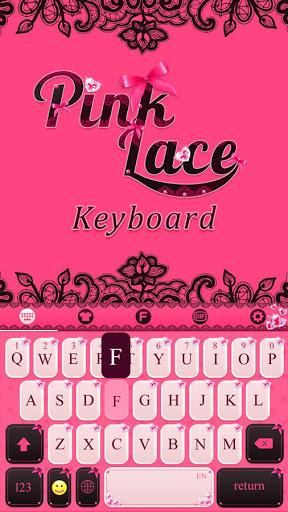 Pinklace Keyboard Theme - عکس برنامه موبایلی اندروید