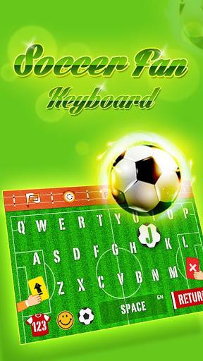 Soccer Keyboard Theme - Funny Emoji & Gif - Image screenshot of android app