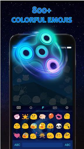 Fidget Spinner Keyboard Theme - عکس برنامه موبایلی اندروید