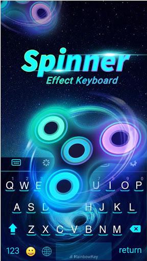 Fidget Spinner Keyboard Theme - عکس برنامه موبایلی اندروید