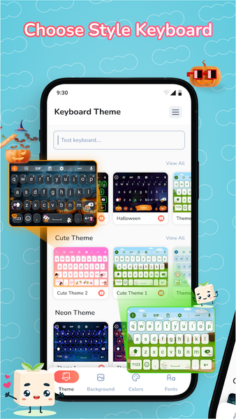 Emoji Keyboard: Theme, Photo - عکس برنامه موبایلی اندروید