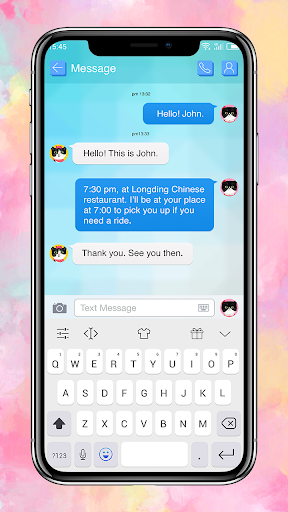 Emoji Keyboard - Pearl White - Image screenshot of android app