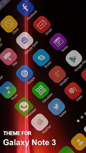 Launcher Themes for Galaxy Note 3 - عکس برنامه موبایلی اندروید