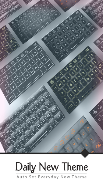 Black Leather Keyboard - عکس برنامه موبایلی اندروید