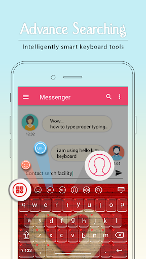 Heart Keyboard - عکس برنامه موبایلی اندروید