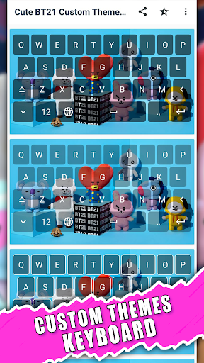 BT21 Custom Theme Keyboard - Image screenshot of android app