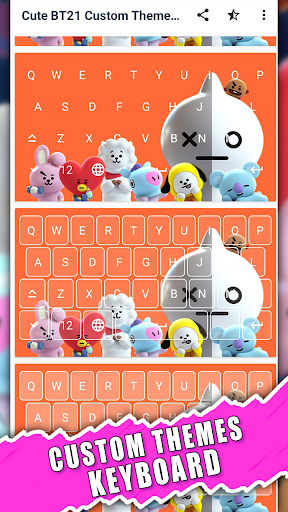 BT21 Custom Theme Keyboard - Image screenshot of android app