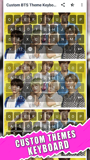 Custom BTS Theme Keyboard - Image screenshot of android app