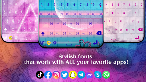 KeyPro Keyboard Themes & Fonts - عکس برنامه موبایلی اندروید