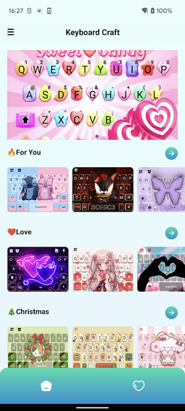 Keyboard Craft:Sweet Themes - Image screenshot of android app
