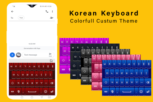 Korean Keyboard with English - Image screenshot of android app