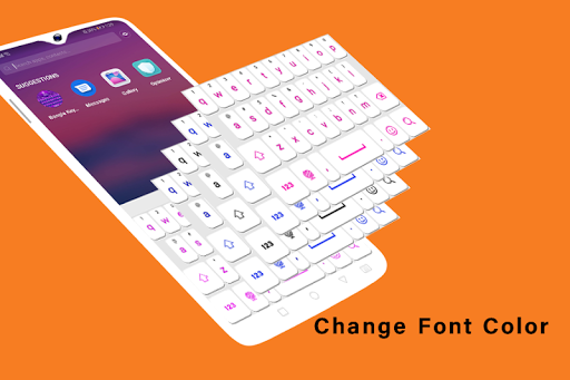 Spanish English Keyboard - Image screenshot of android app