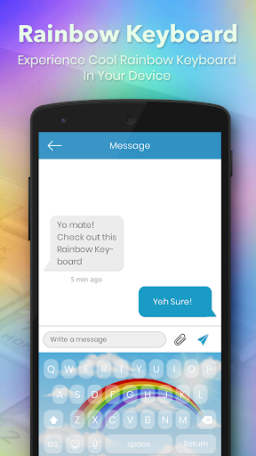 Rainbow Keyboard - عکس برنامه موبایلی اندروید