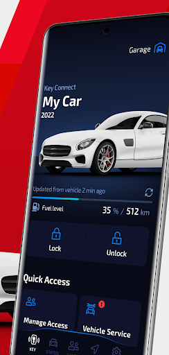 KeyConnect Digital Car Key - Image screenshot of android app