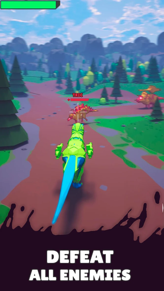 Dinos and Riders - Gameplay image of android game